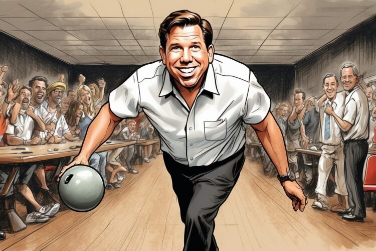 Ron DeSantis Bowling