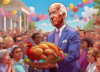 Disoriented Joe Biden Pardons Easter Turkey