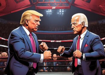Biden and Trump Agree to Settle This Whole Thing in the Octagon
