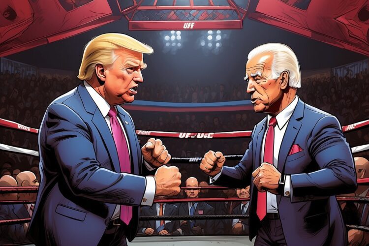 Biden and Trump Agree to Settle This Whole Thing in the Octagon