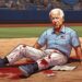 Biden Somehow Blows Out Both Knees Throwing First Pitch at Baseball Game