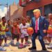 Trump Wins Over Bronx Voters After Holding Basketball Clinic for Local Youths