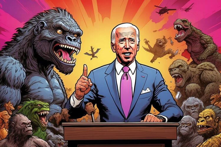 Oh No: Biden Saw ‘Godzilla vs. Kong’ and Thinks It Was Real