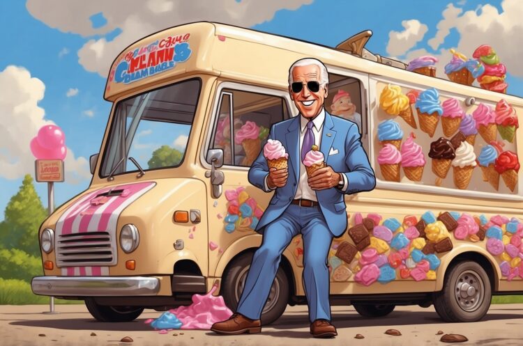 Ice Cream Truck Driver Making a Fortune Just Circling White House