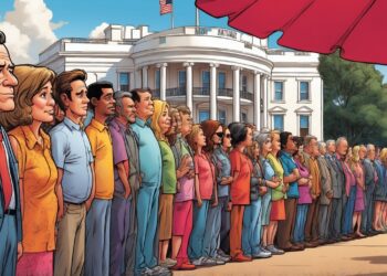 Liberals Form Human Shield Around White House To Protect Biden From Reasonable Questions