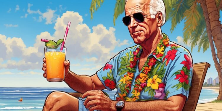 Vacationing Joe Biden Forgets He’s Still President for Six More Months