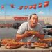 Joey Chestnut Eats 70 Hot Dogs in 10 Minutes for the Heck of It