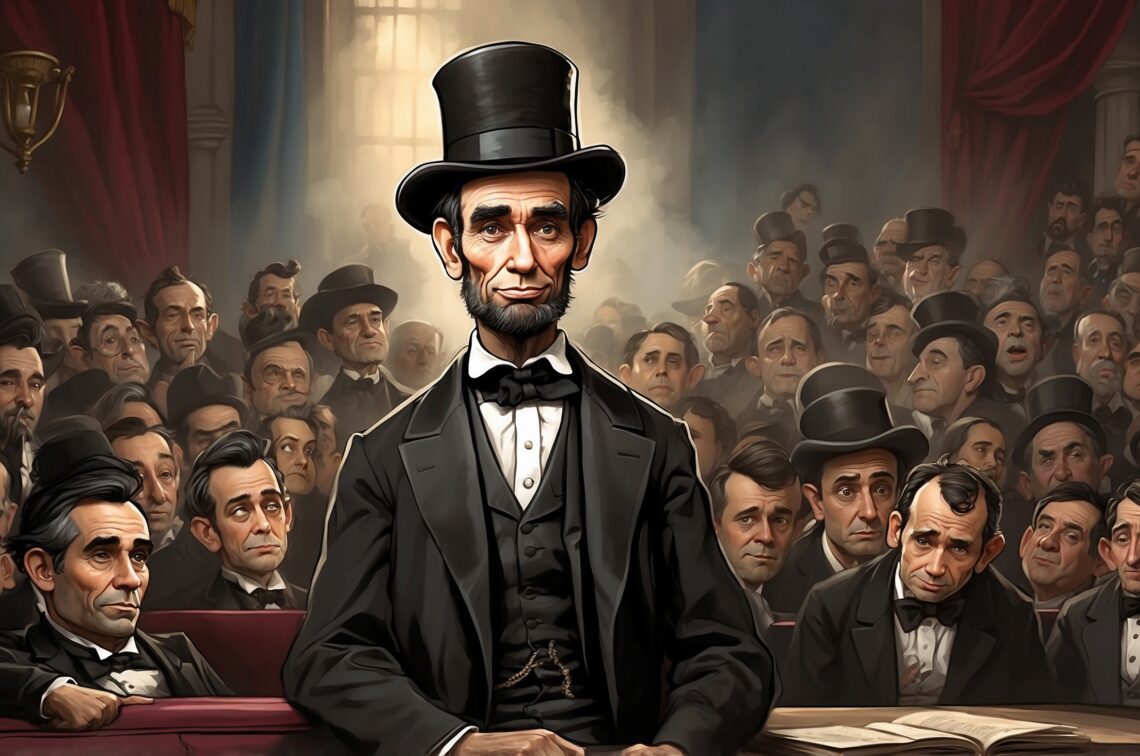 1865: Abraham Lincoln Thoughtlessly Wears Biggest Hat he Owns to the Theater