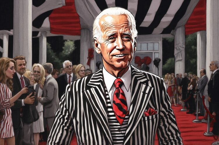 Joe Biden Mistaken for Beetlejuice at Red Carpet Premiere