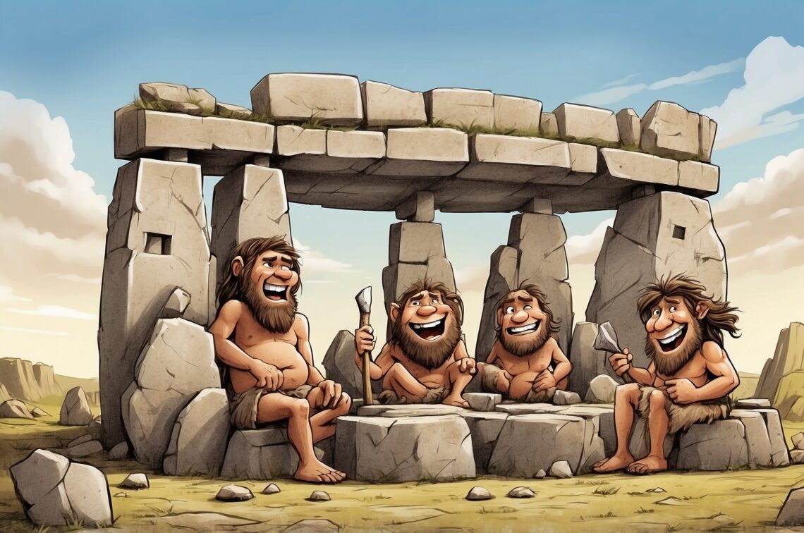 2500 B.C.: Cavemen Erect Stonehenge Strictly to Confuse Future Historians