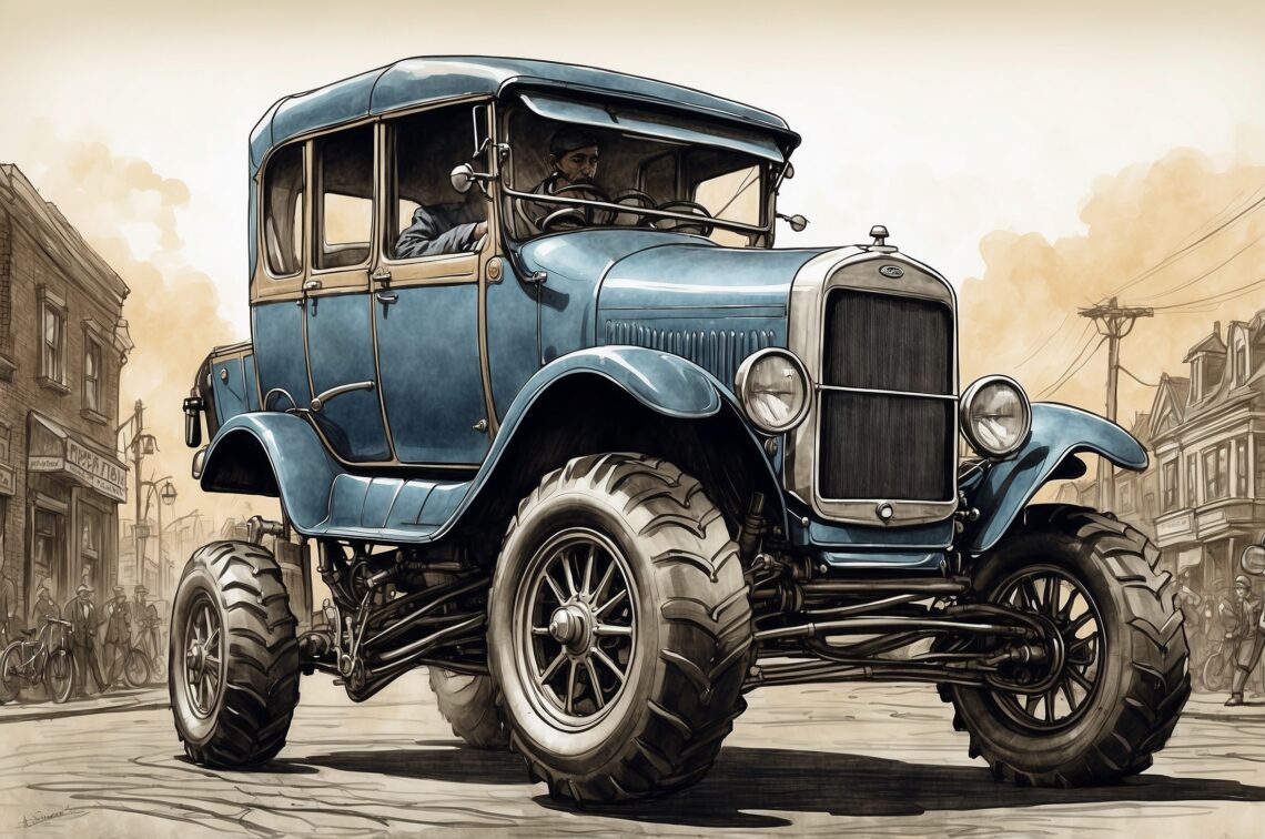 1910: Ford Introduces Short-Lived Model T Monster Truck