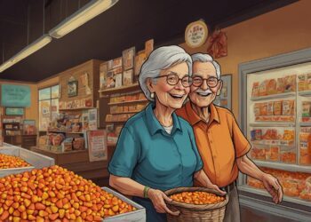 Elderly Couple Seen Stocking Up on All the Worst Halloween Candy