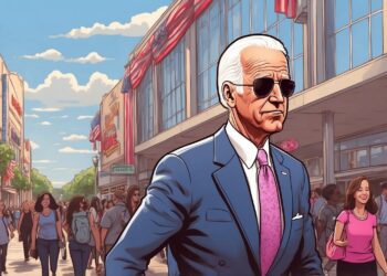 Joe Biden Banned From Local Mall After Sniffing Santa’s Beard