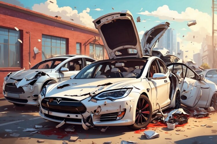 No One Hurt After Several Self Driving Cars Collide With Each Other