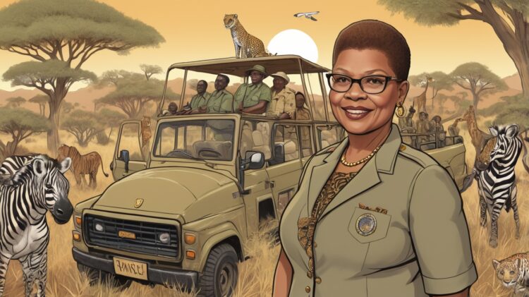 Mayor Karen Bass on Safari