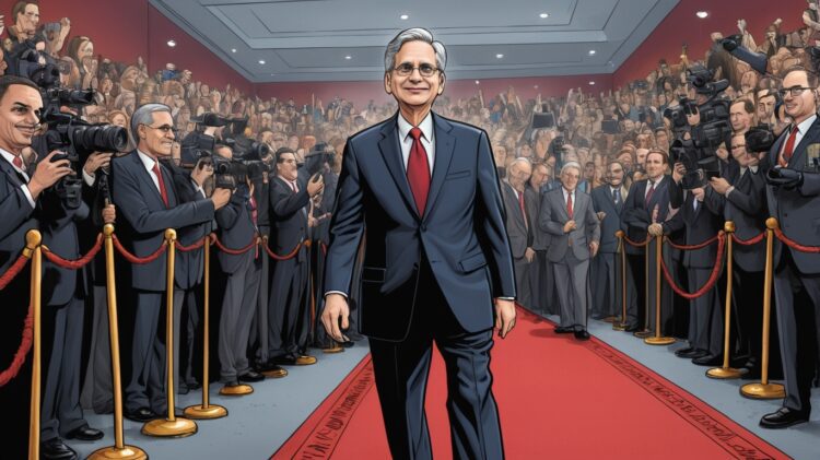 Attorney General Merrick Garland final walk