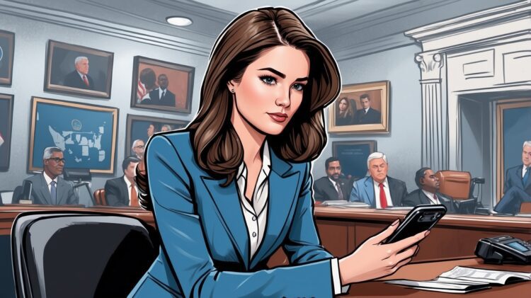 Kaitlin Collins of CNN