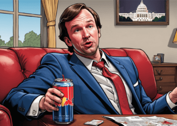 Chris Murphy all nighter with red bull