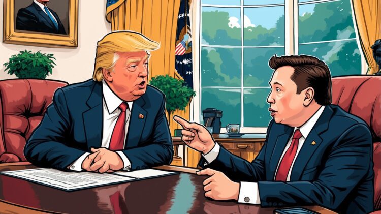 Donald Trump and Elon Musk