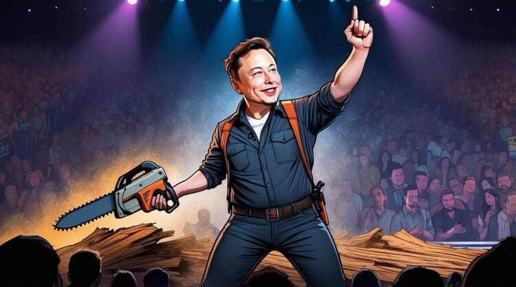 Elon Musk Chainsaw