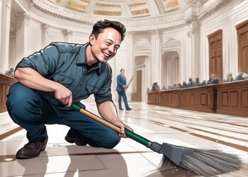 Elon Musk Sweeping Capitol