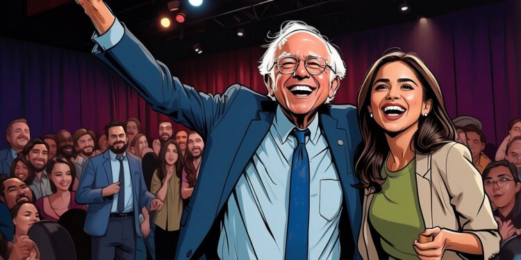 AOC and Sanders Comedy Tour