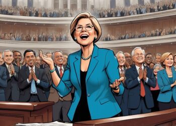 Elizabeth Warren in Celebration