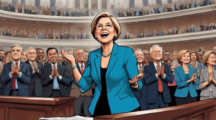 Elizabeth Warren in Celebration