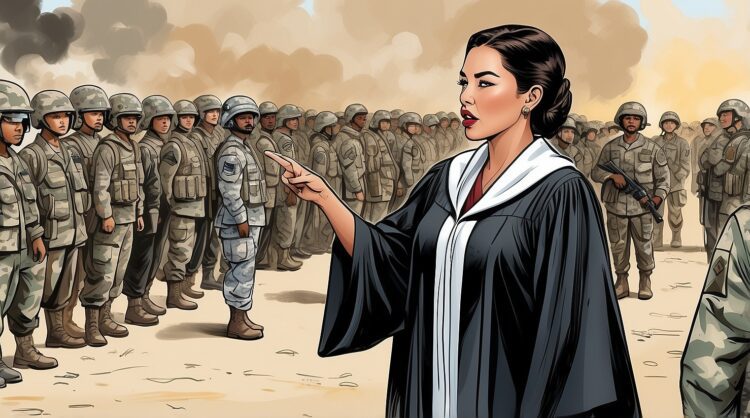 Judge Reyes and Troops