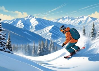 Snowboarding in Vail