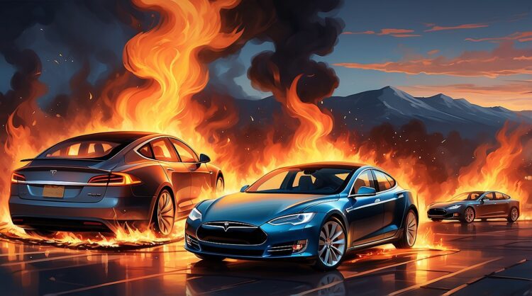 Tesla on Fire