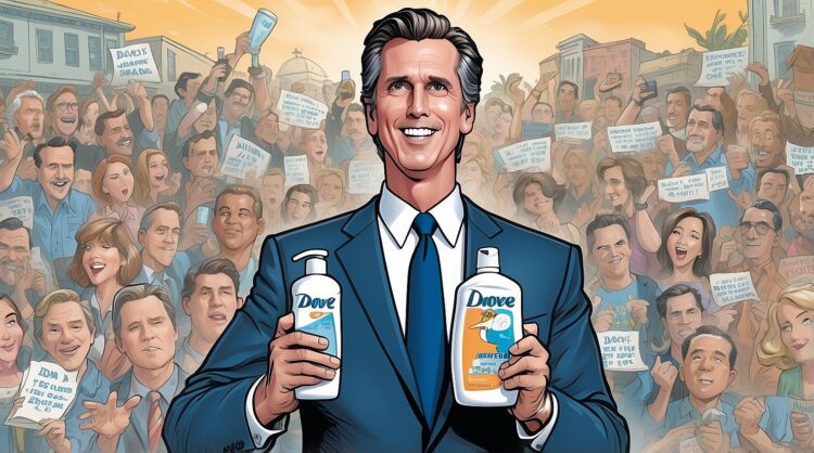 Newsom Cages Shampoo Criminals Roam Free
