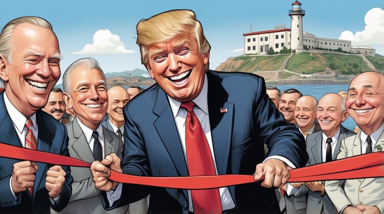 Alcatraz Ribbon Cutting