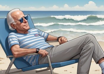 Biden at the beach
