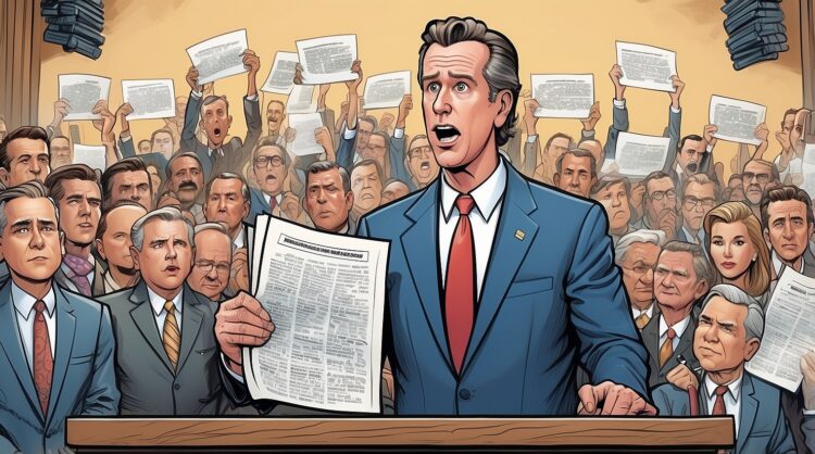 Gavin Seeks Trump Ban for Saving Los Angeles