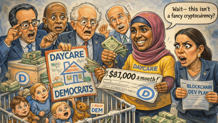 Democrats Shocked to Learn ‘Childcare’ Was Not a Cryptocurrency
