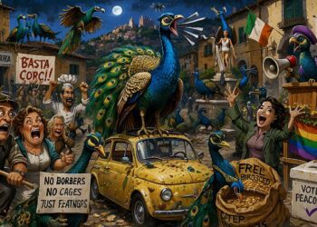 alien peacocks