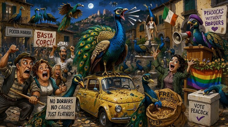 alien peacocks