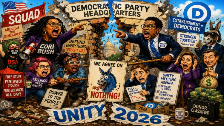 Democrats Prove Party Unity by Trying to Politically Destroy Each Other