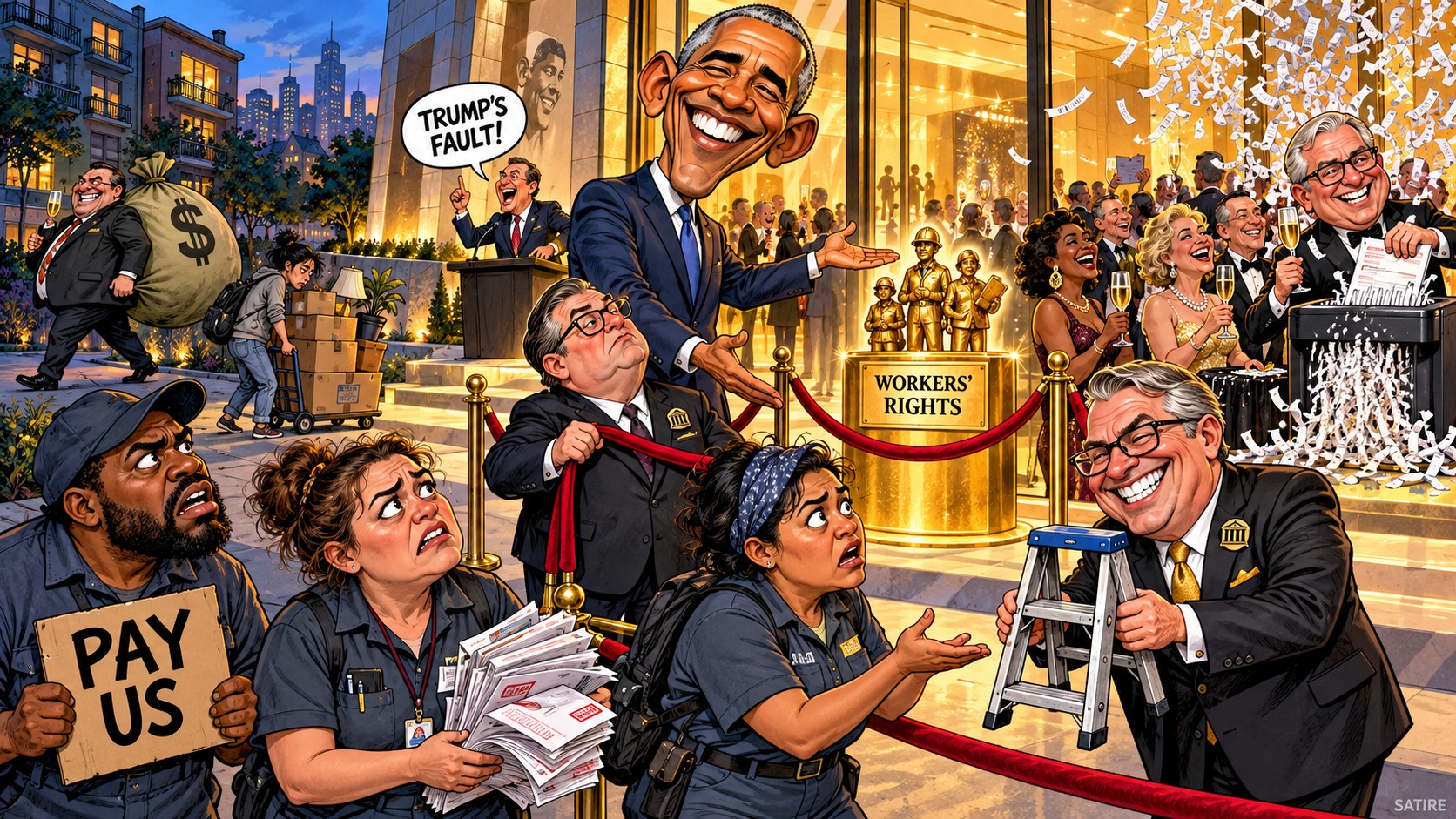 Obama Center Supports Unions, Just Not the One Forming Outside